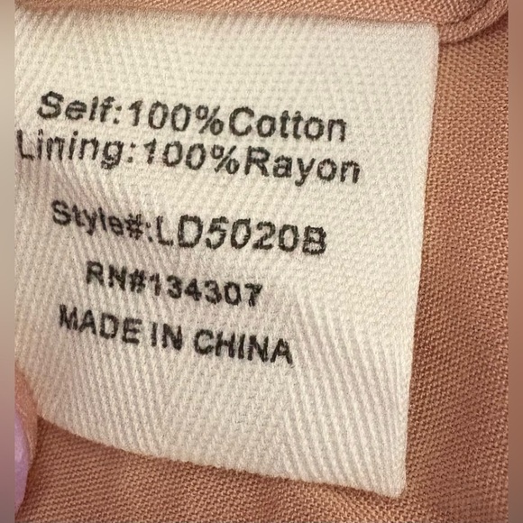 NEW w/TAGS Line & Dot 100% Cotton Rose Sundress w/Stunning Back Size Medium - Picture 7 of 9